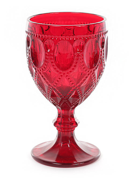 

Бокалы для вина 300 мл цвет- рубин 6 шт.