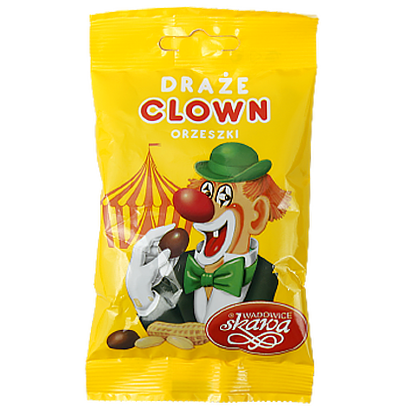 

Горішки Клоун Wadowice 70g 100шт/ящ (Код : 00-00000208)