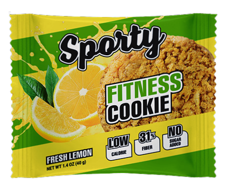 

Фитнес печенье Sporty Fitness Свежий Лимон (40 грамм)