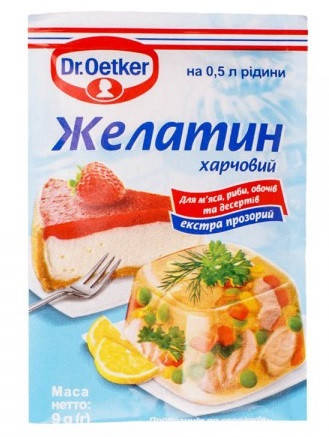 

Желатин пищевой 9г Dr.Oetker Др.Оеткер