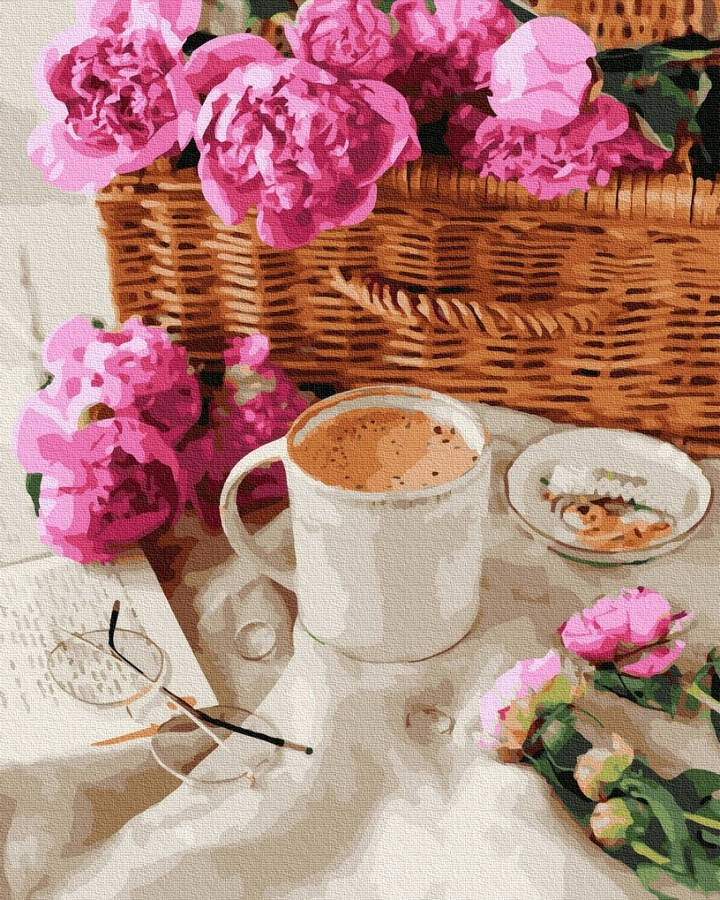 

Картина по номерам Пионы в корзине, 40х50 Brushme (GX38983)