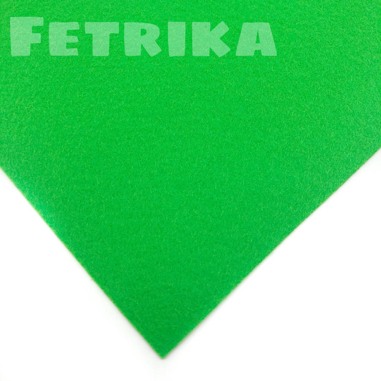 

Фетр корейский жесткий 1,2 мм, 20*30 см, ЯРКО-ЗЕЛЁНЫЙ, № 866