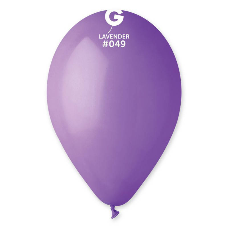 

Воздушный шар пастель сиреневый 12" (30 см) Gemar