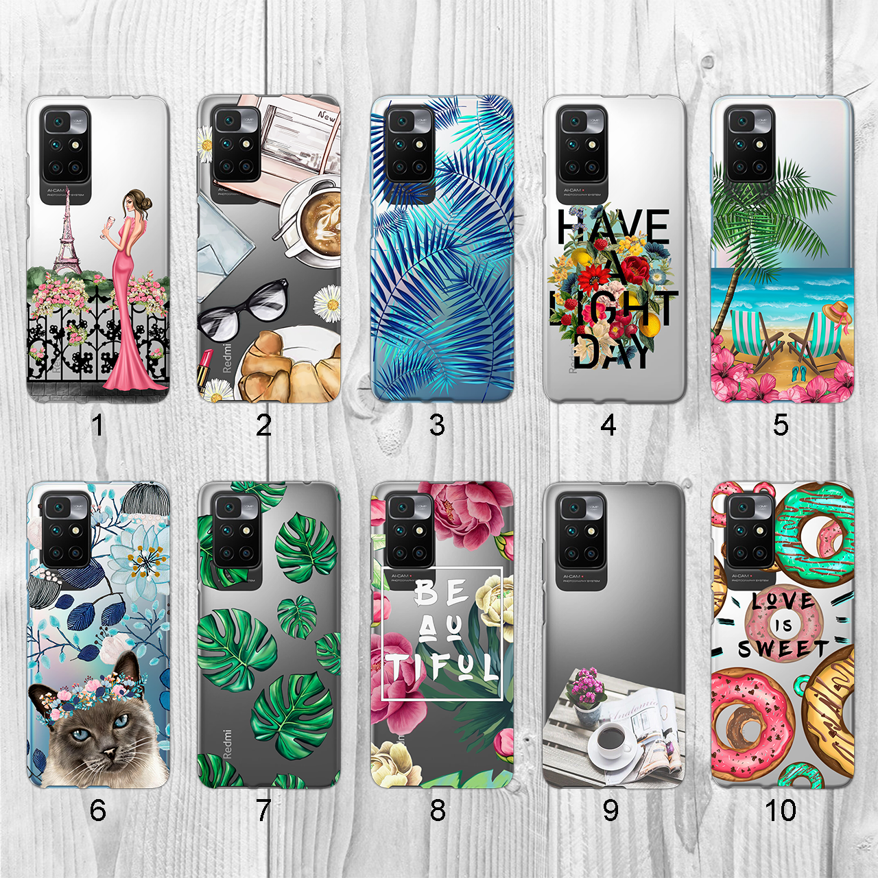 

Силиконовый чехол с рисунком для Xiaomi Redmi 10 / Redmi 10 Prime (new collection)