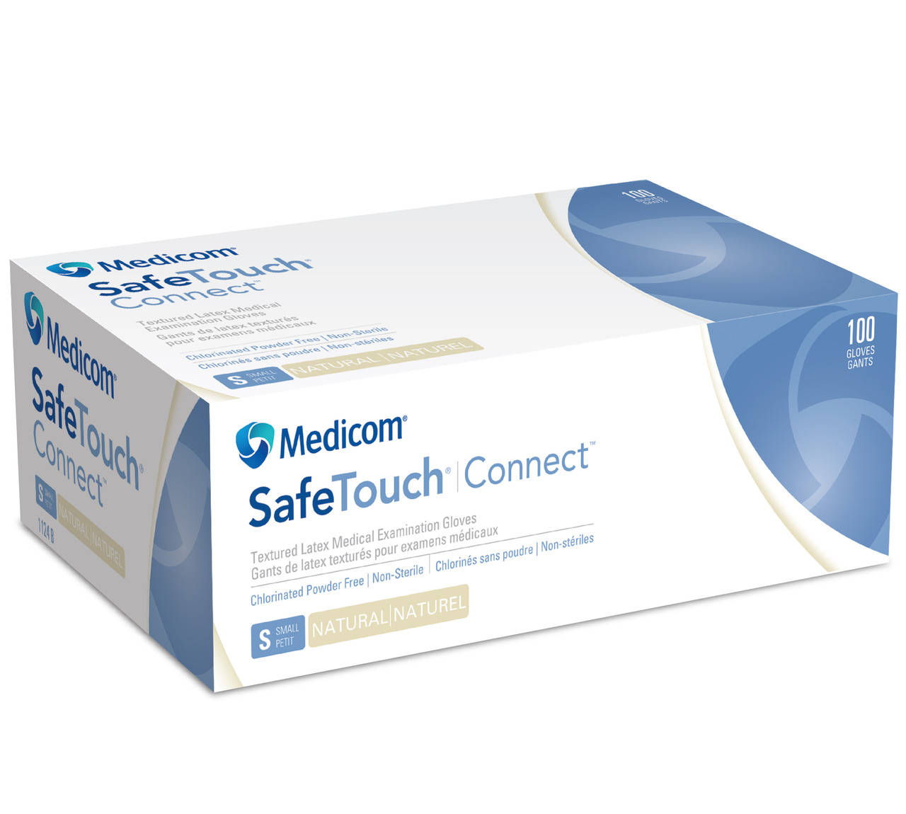 

Латексные перчатки S (6-7) Medicom SafeTouch Connect