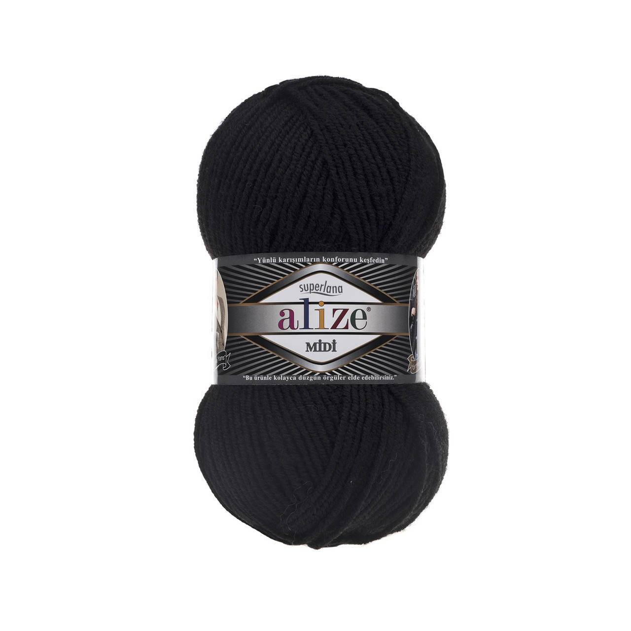 

Alize Superlana Midi черный №60