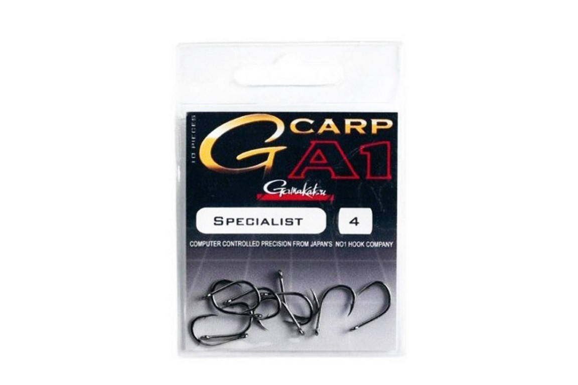 

Крючки Gamakatsu A1 G-Carp Specialist №4 (10шт/уп)