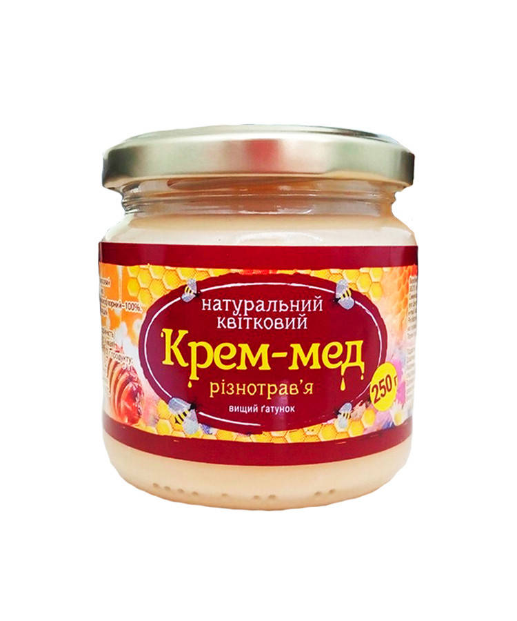 

Крем-мед білий 250г