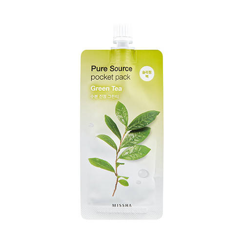 

Ночная маска с экстрактом зеленого чая Missha Pure Source Pocket Pack - Green Tea