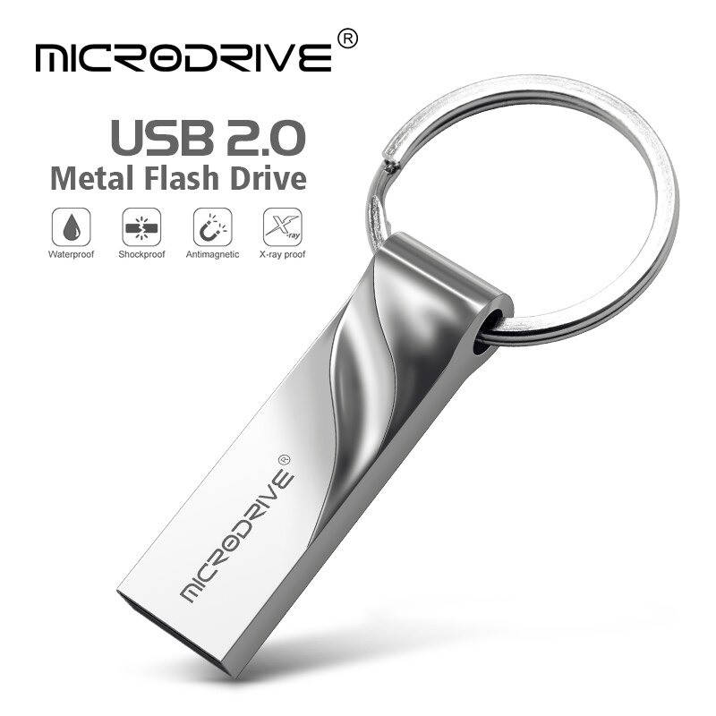 

USB флешка 32 GB. Металлический водонепроницаемый корпус, Черный