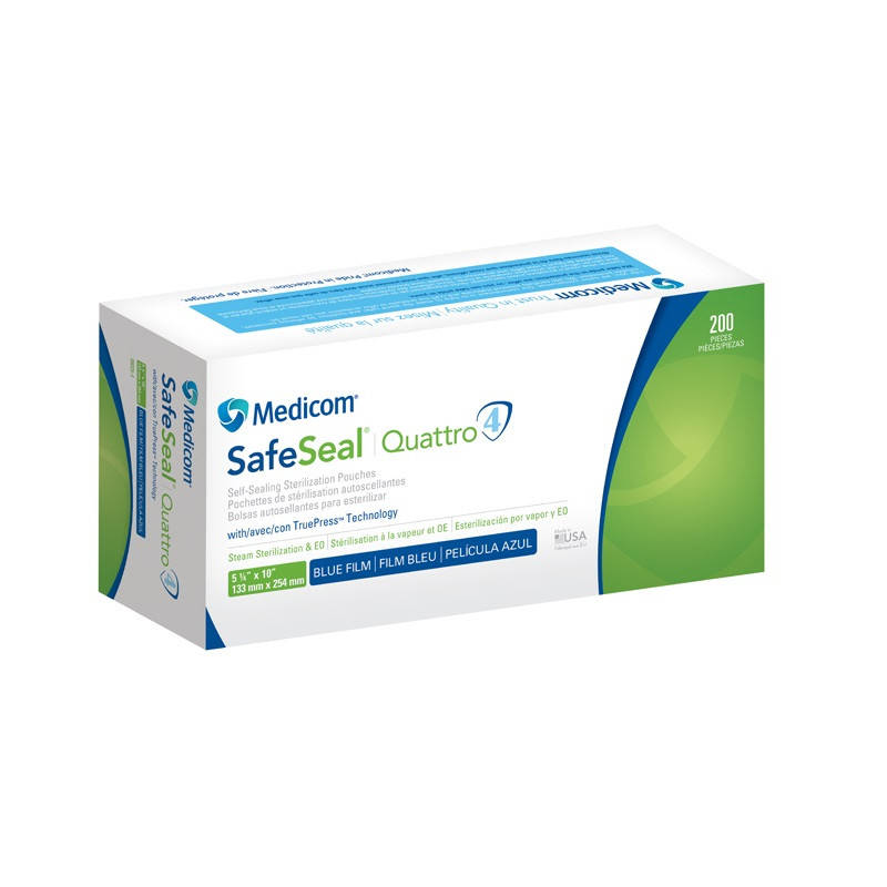 

Пакеты MEDICOM 89Х229 для паровой, этиленоксидной стерилизации, (200 шт/уп.)