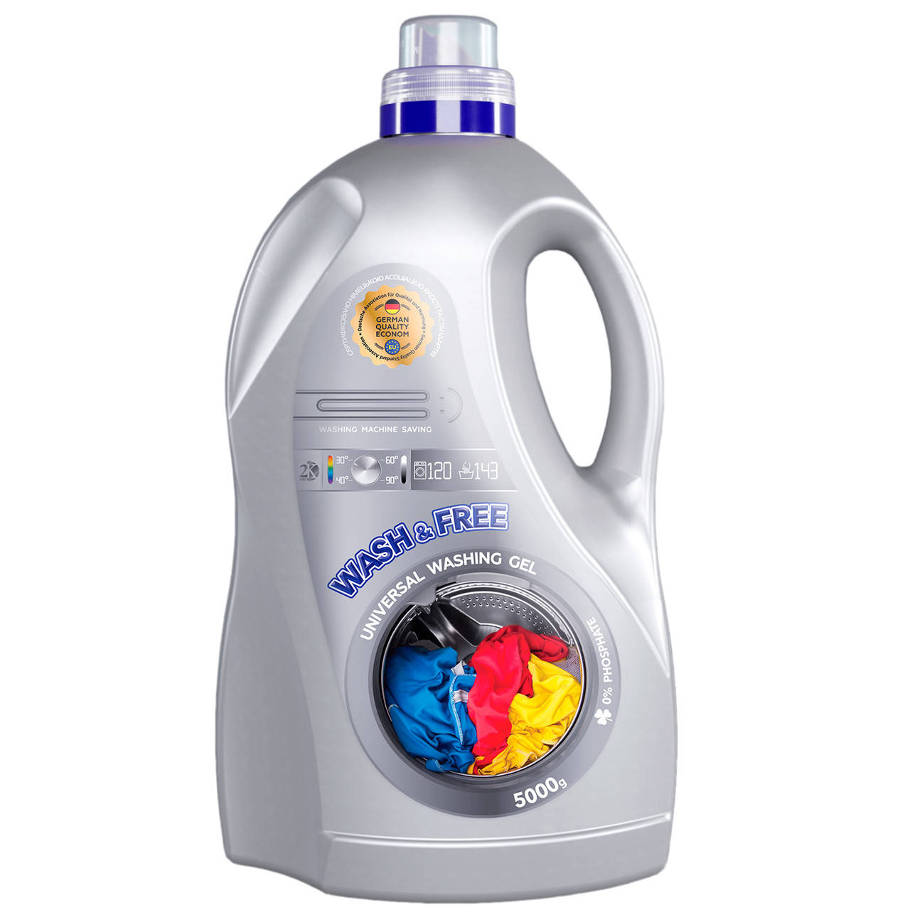 

Гель для стирки Power Wash Wash&Free Универсальный 5 л
