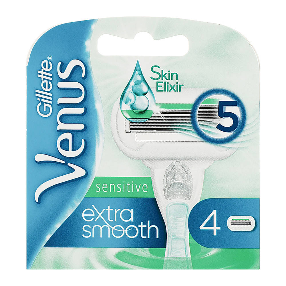 

Сменные картриджи Gillette Venus Extra Smooth Sensitive 4 шт (7702018497447)