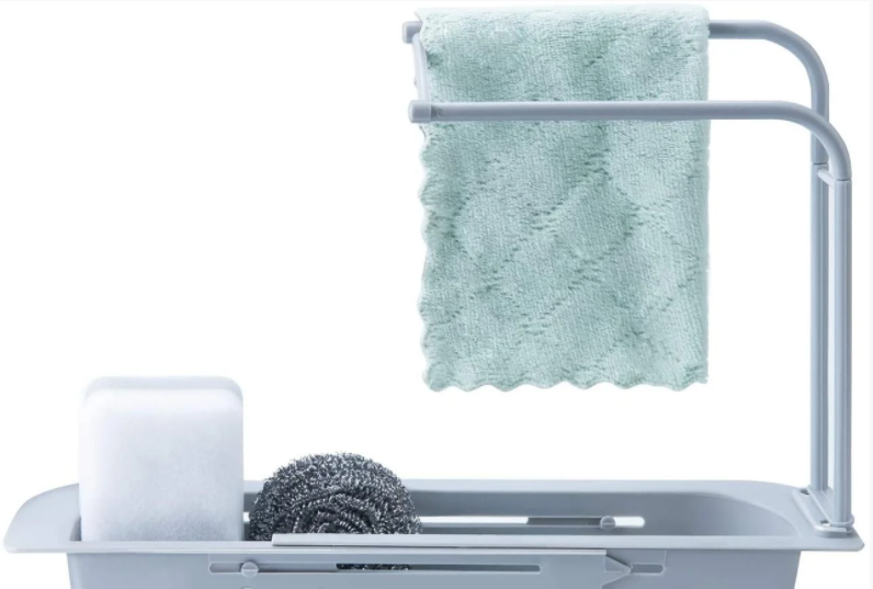 

Телескопический органайзер для раковины. Серый