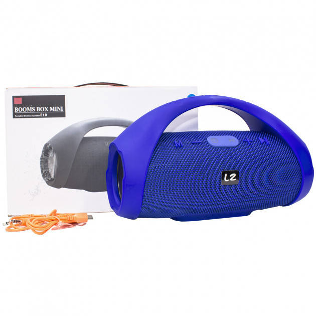 

Колонка мини портативная Bluetooth LZ Boombox синяя, портативная акустическая мини колонка с блютуз MND
