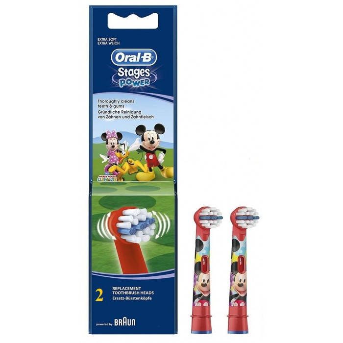 

Насадки для зубных щеток Oral-B Stages Power (Мики) 2 шт