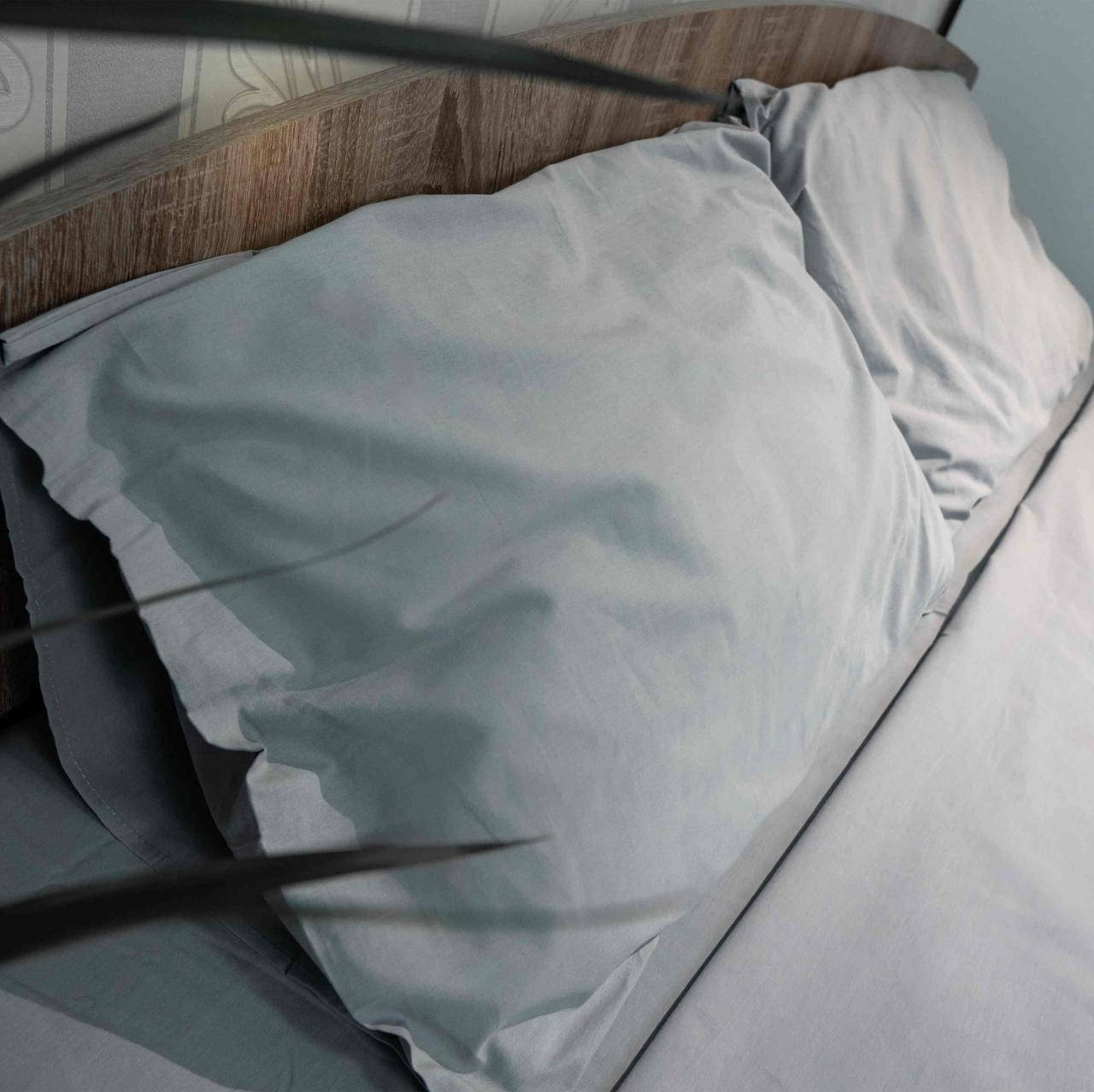 

Наволочка 40x60 2 шт Поплин GM Textile 120 г/м2 Хлопок (Светло-серый)