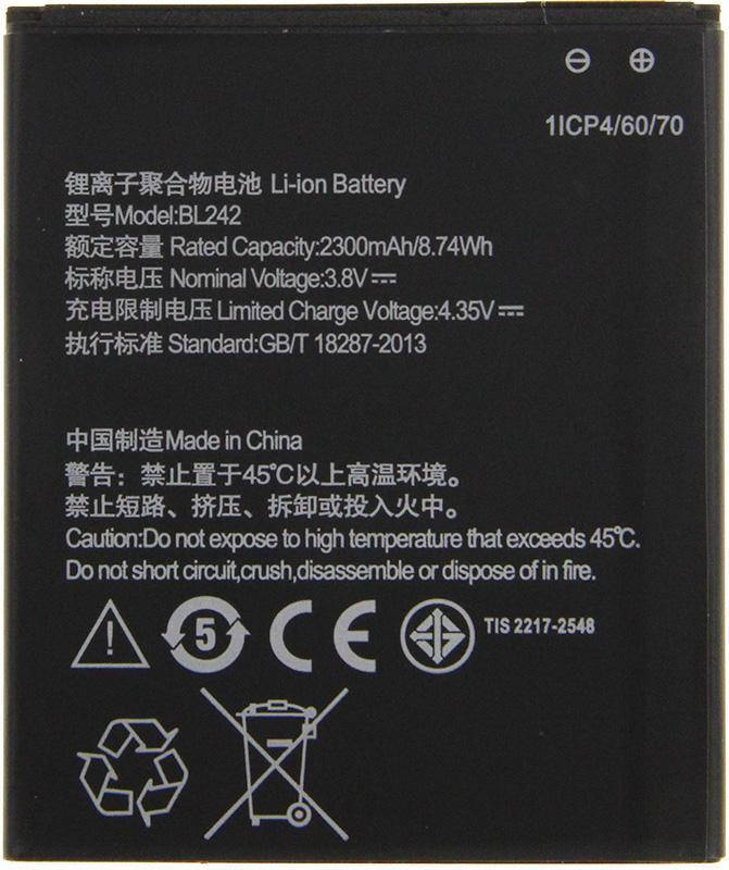 

Аккумулятор TOTO BL242 for Lenovo 2000/2300 mAh