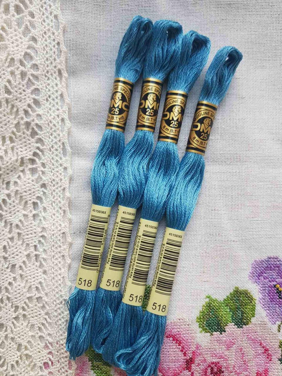 

Нитки муліне ДМС (DMC Франція оригінал) 8м. номер 518