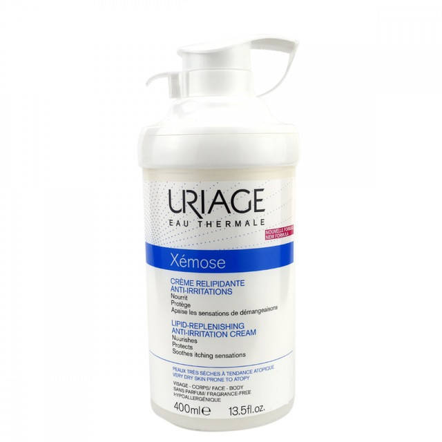 

Крем от раздражений Урьяж Ксемоз при Атопическом дермат Uriage Xemose relipidante Anti-Irritation Cream 400мл