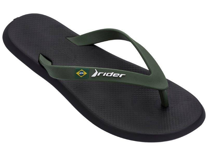 

25 расцветок. Мужские вьетнамки Rider R1 AD Black/Khaki 43 - на ногу до 27.5см, Черный