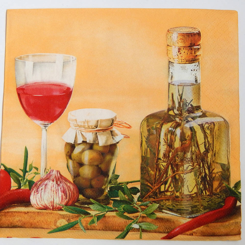 

Салфетка для декупажа, Оливки