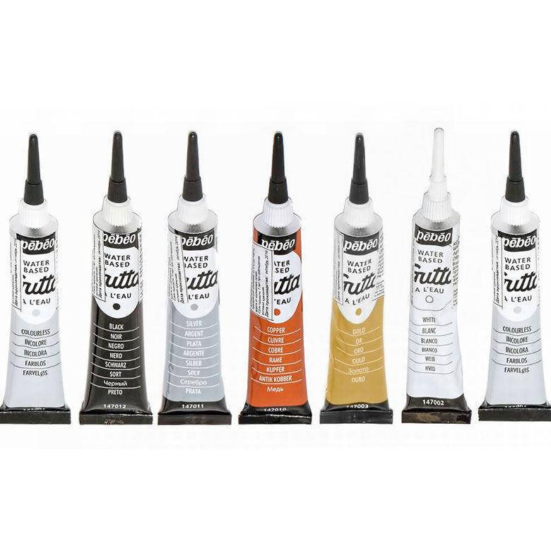 

Контурная краска GUTTA Pebeo для ткани на водной основе 20мл P-147-0**