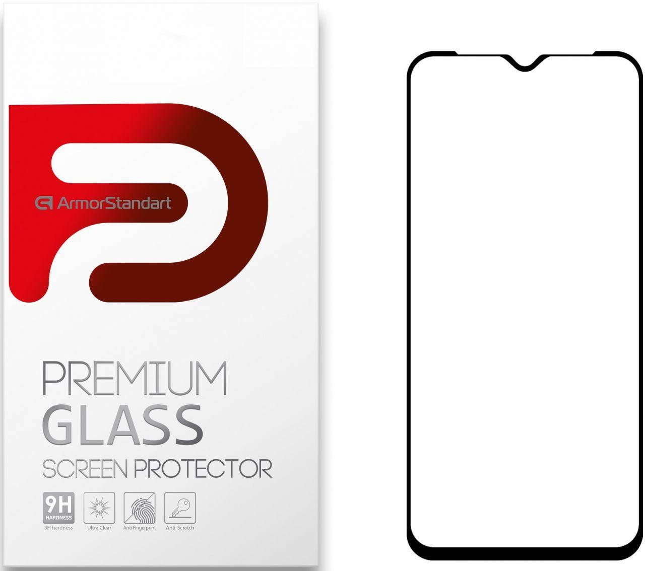 

Защитное стекло ArmorStandart Full Glue HD Xiaomi Poco M3 Black (ARM58904), Черный