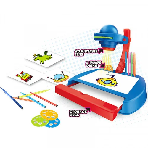 

Проектор для рисования слайды фломастеры синий