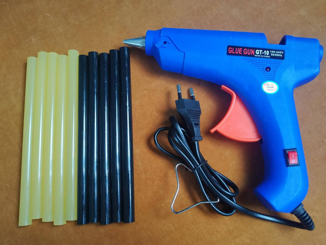 

Клеевой пистолет glue gun gt-10 100W + 10 стержней 11,2 мм