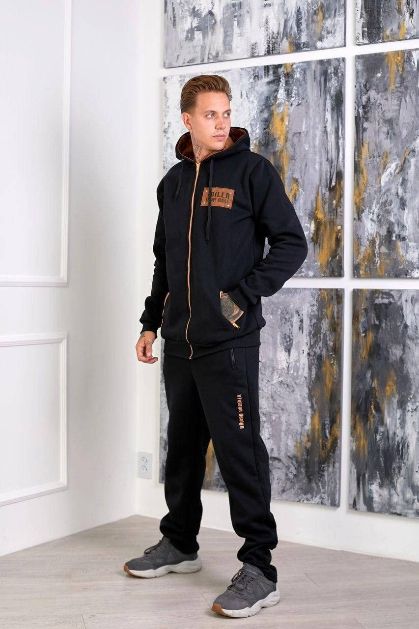 

Мужской теплый спортивный костюм на высокий рост больших размеров 60