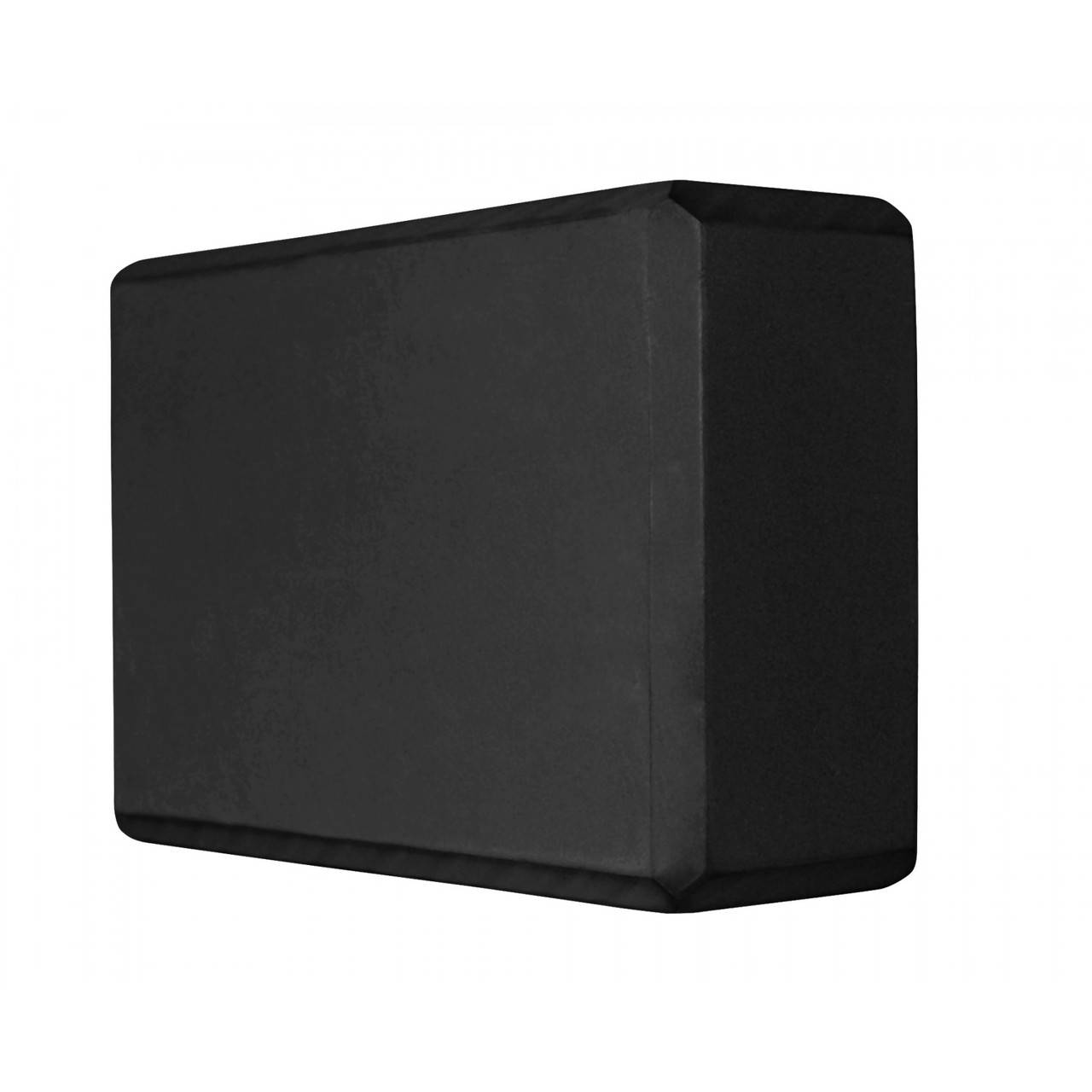 

Блок для йоги SportVida SV-HK0175 Black. Кирпич для йоги, йога-блок черный. Кубик для растяжки, йоги, фитнеса