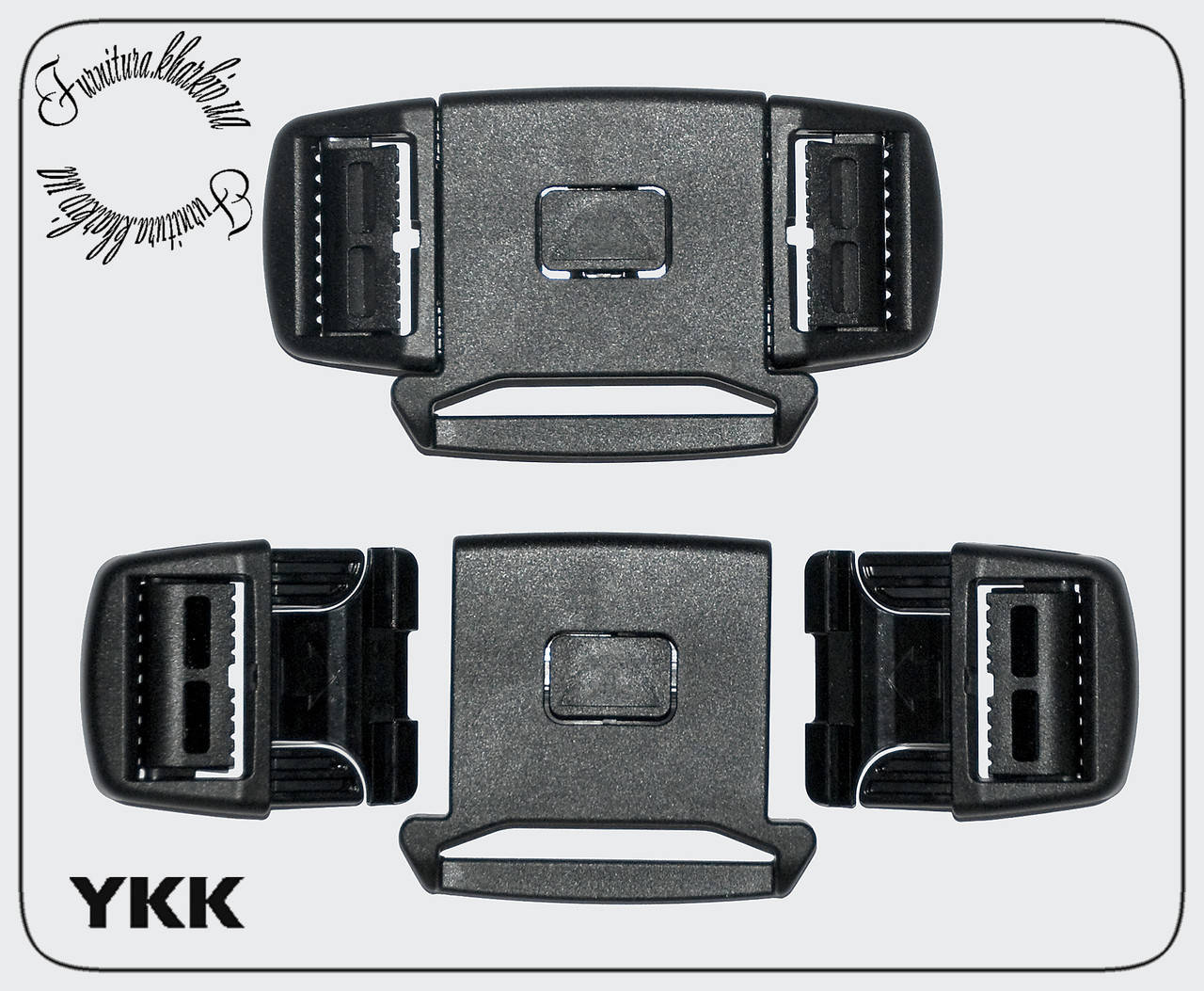 

Фастекс YKK тройной 3см, Черный