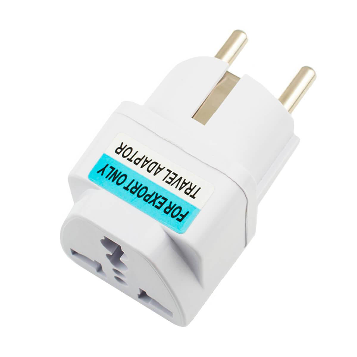 

Переходник на евро розетку UK/US - EU White (17441), Белый