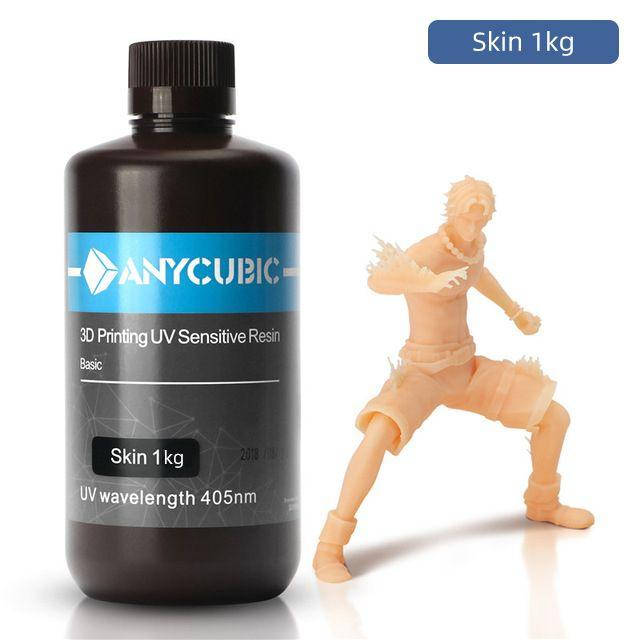 

Фотополимерная смола Anycubic, Телесный бежевый (Skin)