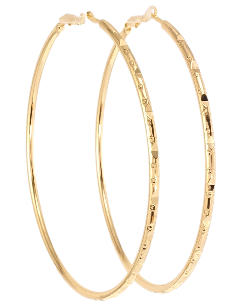 

Серьги Xuping M&L желтый оттенок кольца (конго) "Декоративный орнамент" ø 6,5см