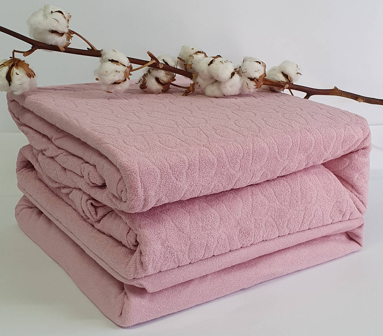 

Постельное белье Maison D'or махра жакард 200х220 Rose, Розовый