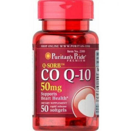 

Co Q-10 50 mg Puritan's Pride, 50 капсул