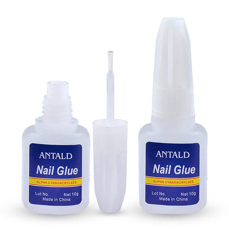

Клей для искусственных и натуральных ногтей с кисточкой Nail Glue.