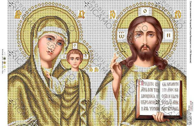 

БКР-2085. Схема Господь Вседержитель і БМ Казанська.