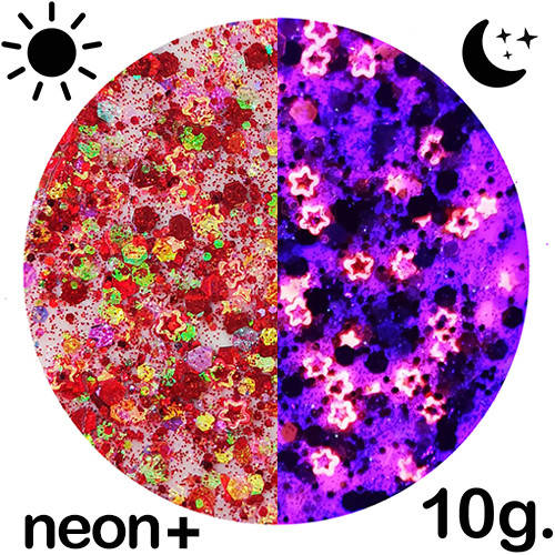 

Гель Блеск для лица и тела Красный 10g
