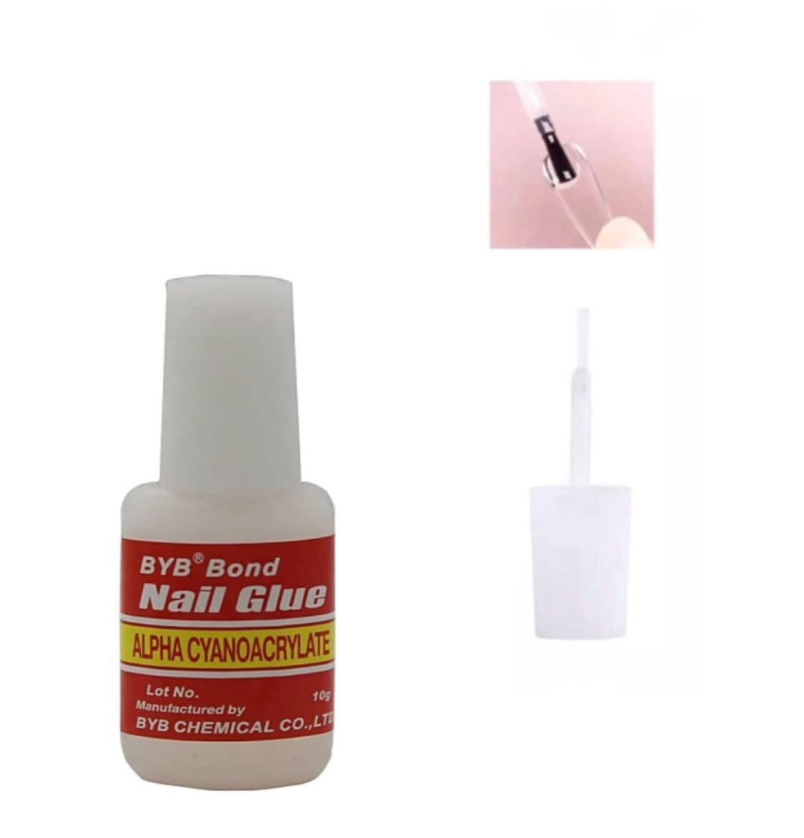 

Клей BYB Bond Nail Glue с кисточкой прозрачный 10 г