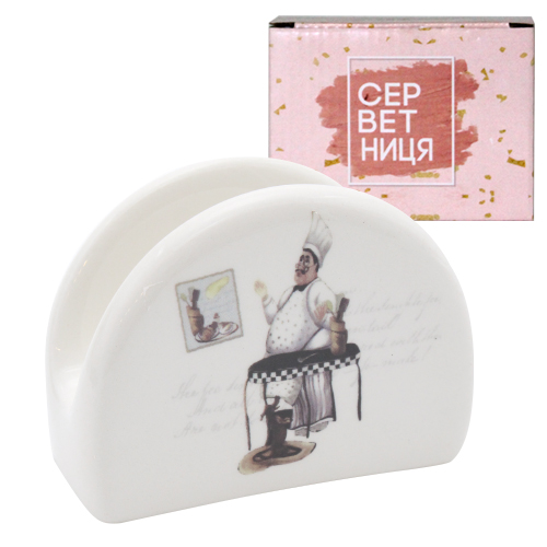 

Салфетница 'Гурман' (длина-10см, h-7см) -96