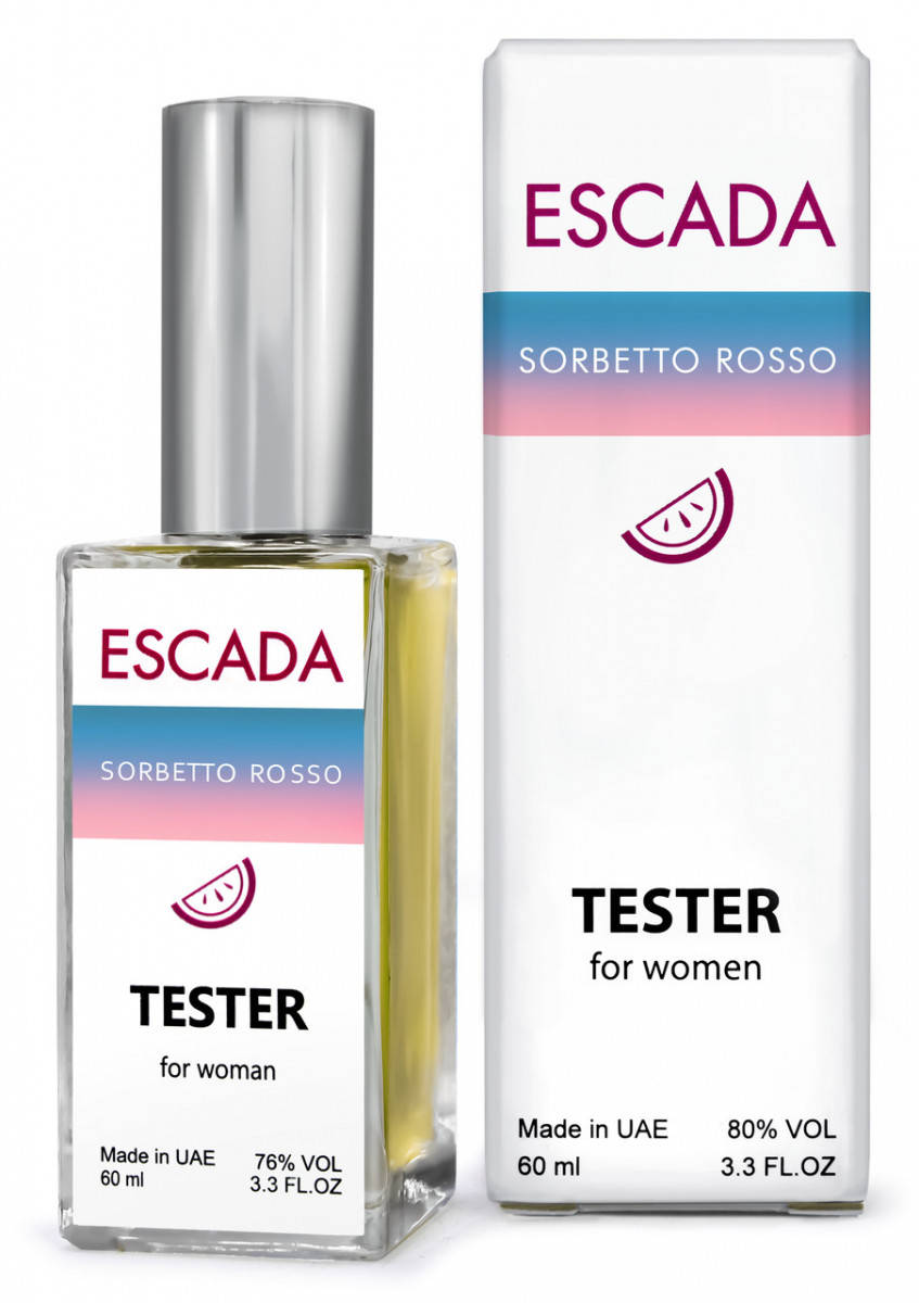 

Escada Sorbetto Rosso - Dubai Tester 60ml