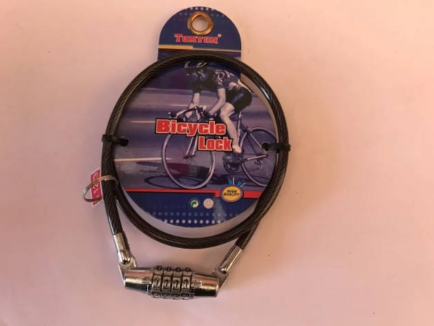 

Замок велосипедний на код