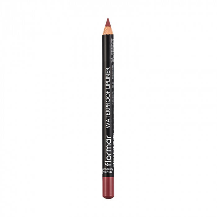 

Карандаш для губ Flormar Waterproof Lipliner 246 Розово--коричневый