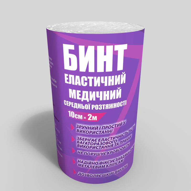 

Эластичный самофиксирующийся бинт Teta® 10 см * 2 м средней растяжимости