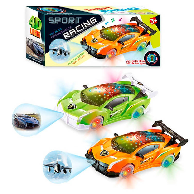 

Игрушечный спорткар 393-22 звук, свет, проектор
