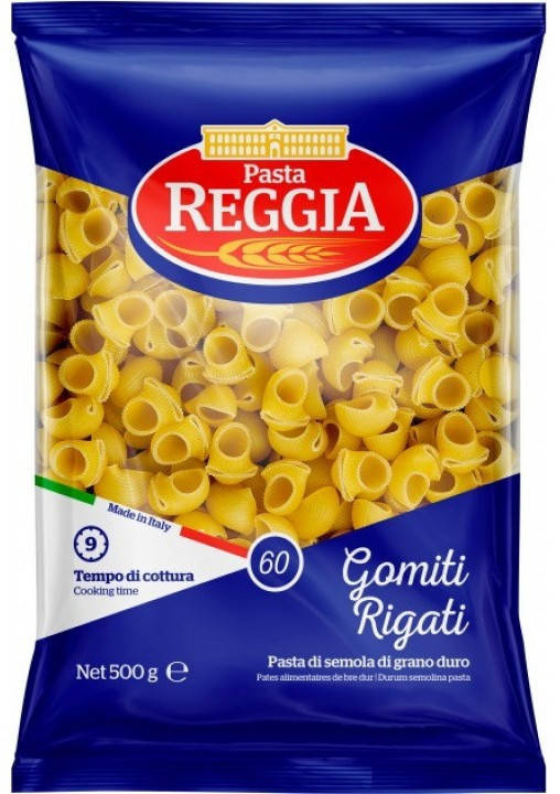 

Макарони Reggia Gomiti rigati 60 500 гр.