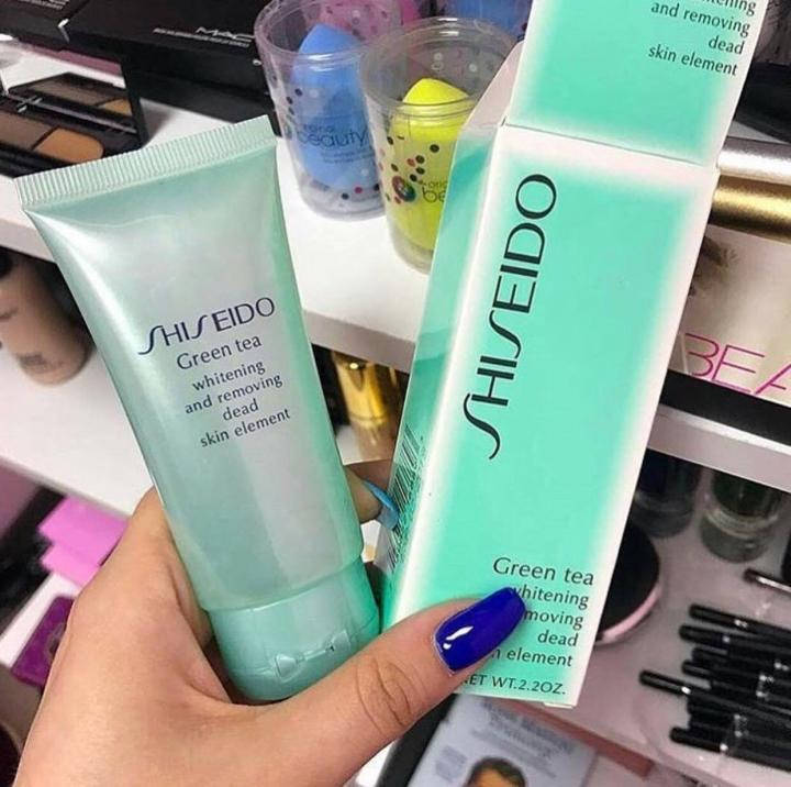 

Пилинг скатка для лица shiseido green tea для проблемной кожи